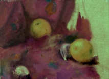 s02, oil on canvas, 11" x 15" (28 x 38 cm), 1992