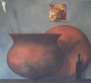 s13, oil on linen, 40" x 44" (102 x 112 cm), 2001